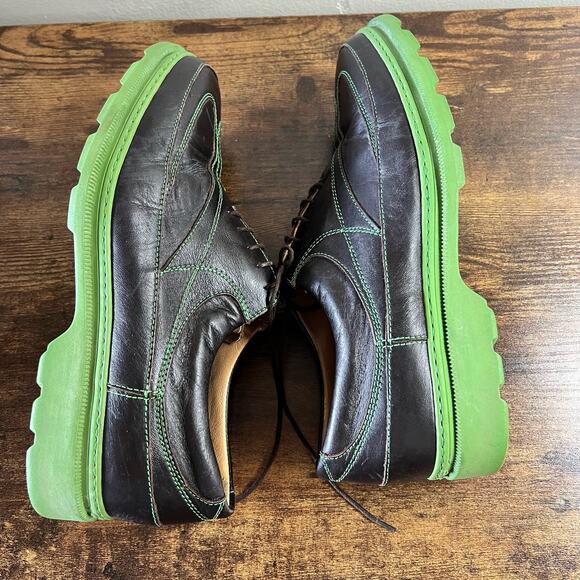 Michael Toschi GX Golf Shoes 7 Mens Black Green Leather Luxury Outdoor Sport main image 11